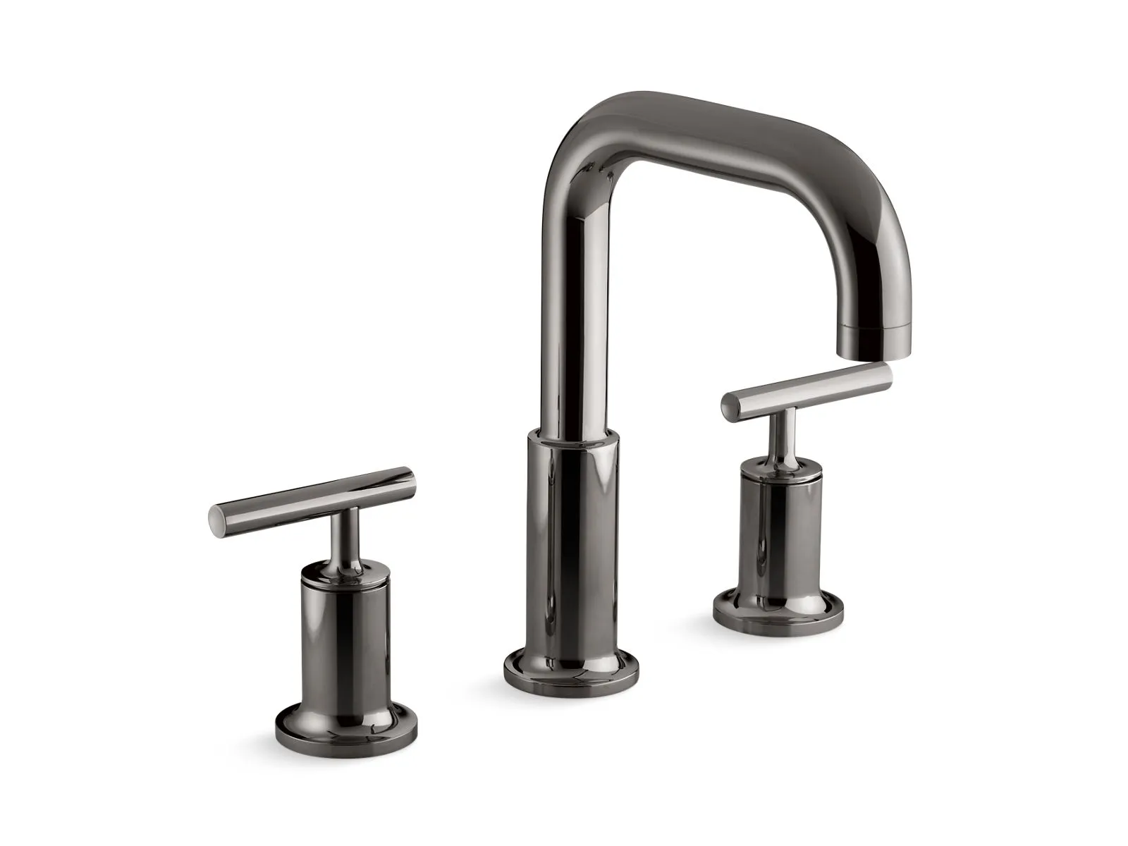 KOHLER K-T14428-4 Purist Deck-mount bath faucet trim with Lever handles
