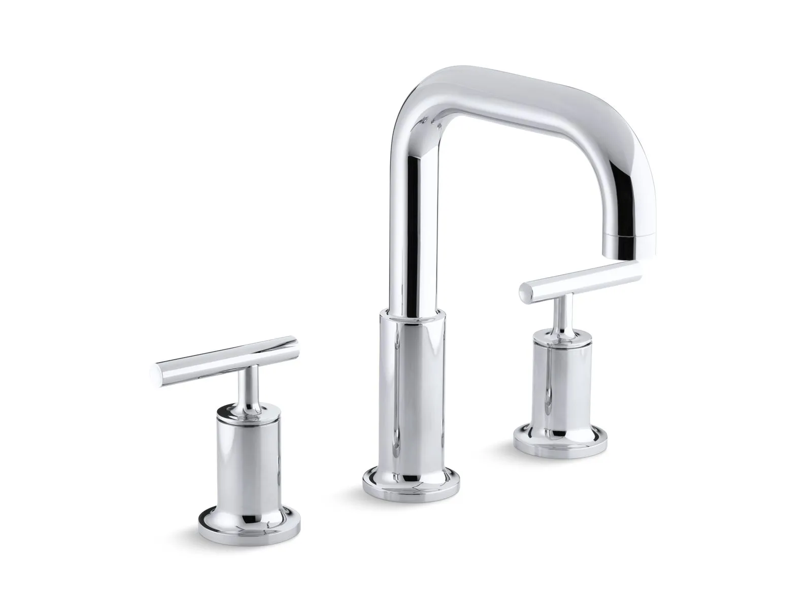 KOHLER K-T14428-4 Purist Deck-mount bath faucet trim with Lever handles