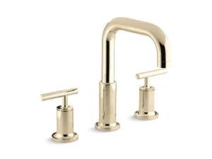 KOHLER K-T14428-4 Purist Deck-mount bath faucet trim with Lever handles