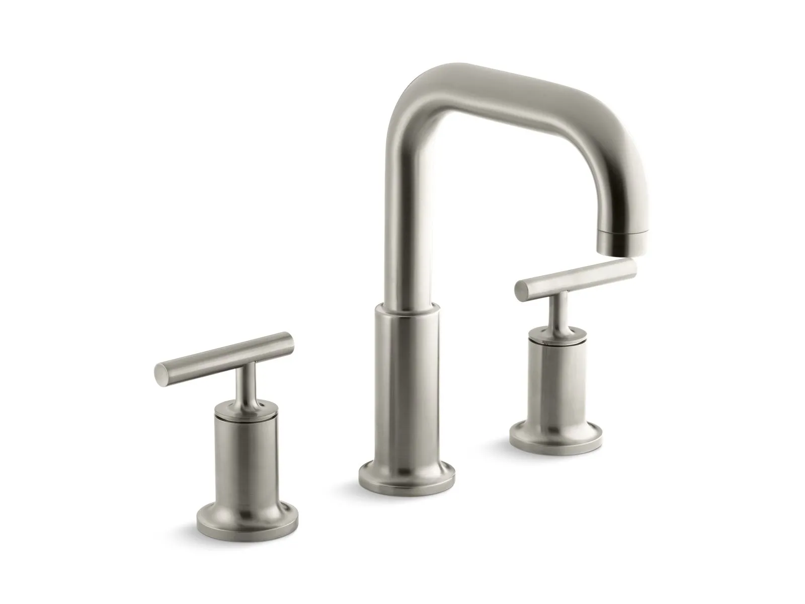 KOHLER K-T14428-4 Purist Deck-mount bath faucet trim with Lever handles
