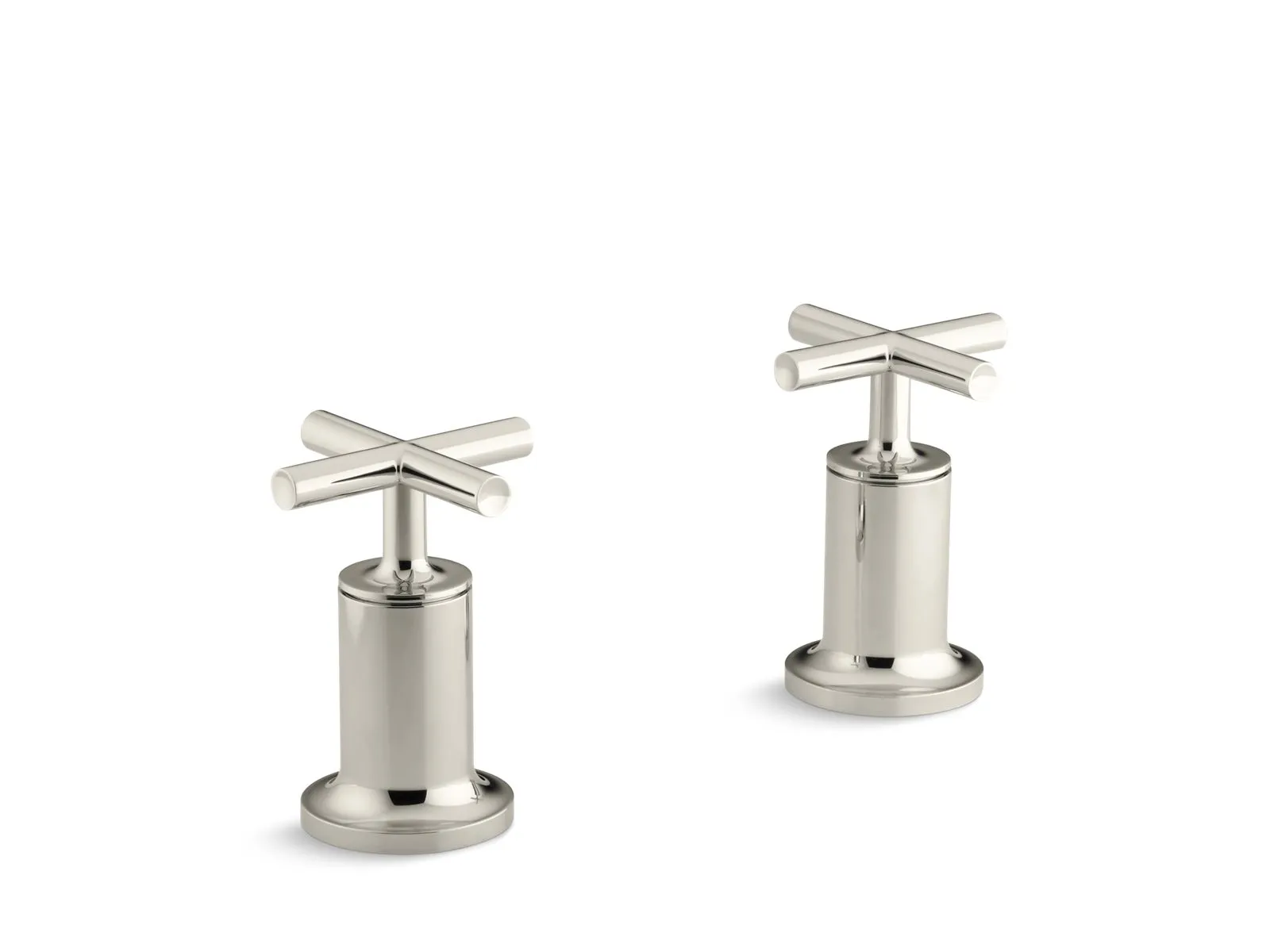 KOHLER K-T14429-3 Purist Deck- or wall-mount bath faucet handle trim with cross design