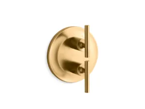 KOHLER K-T14489-4 Purist MasterShower temperature and volume control valve trim
