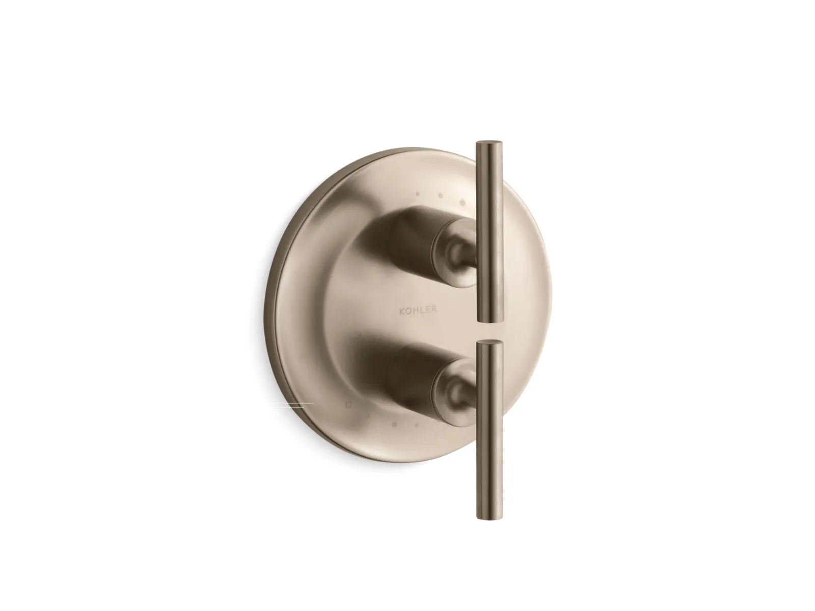 KOHLER K-T14489-4 Purist MasterShower temperature and volume control valve trim