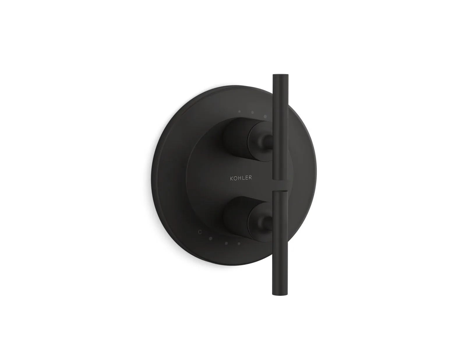 KOHLER K-T14489-4 Purist MasterShower temperature and volume control valve trim