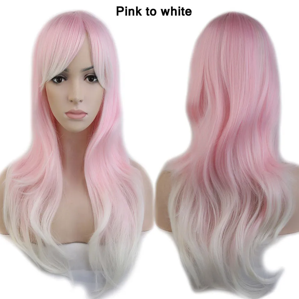 Ladies Loose Wave Synthetic Wigs - 28colors