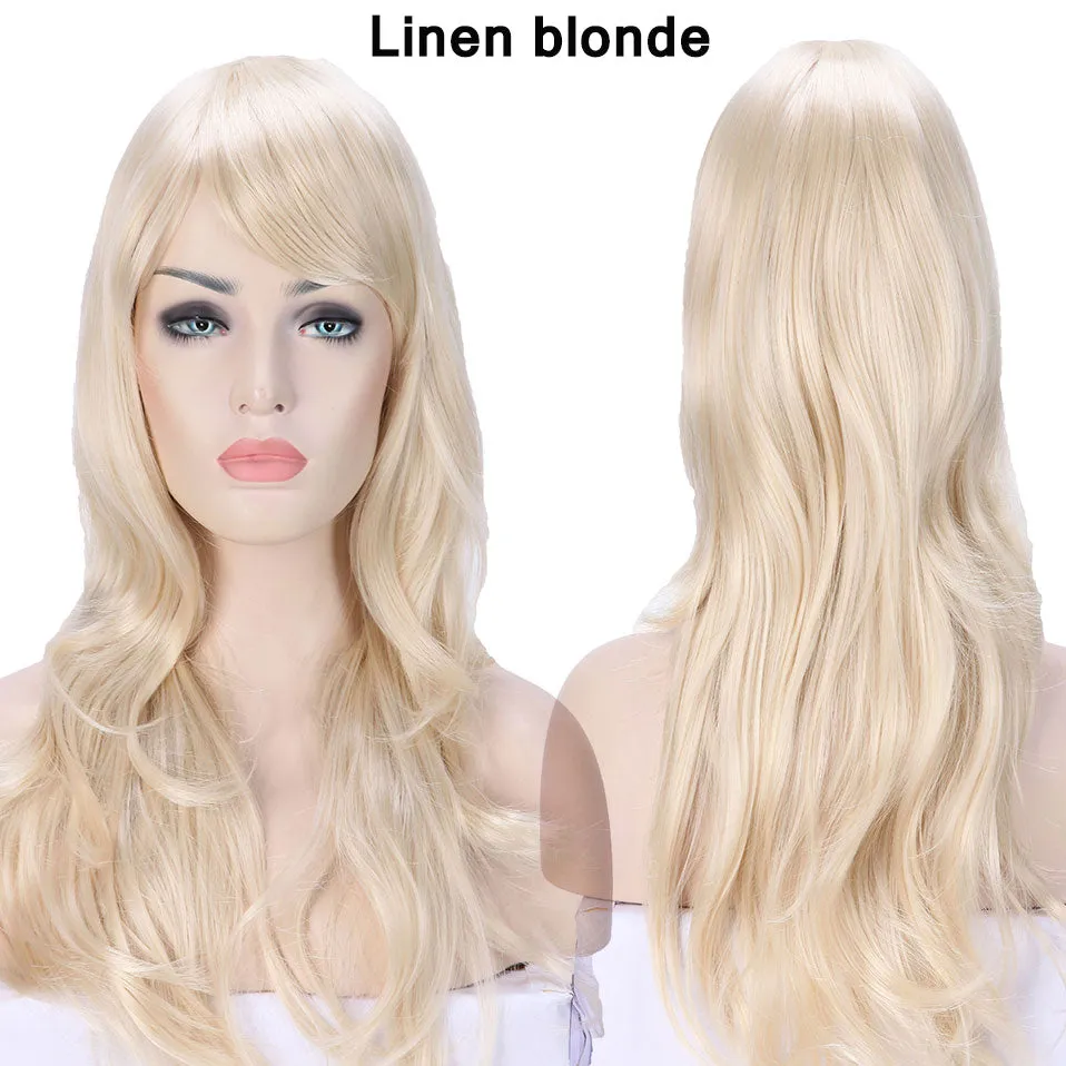 Ladies Loose Wave Synthetic Wigs - 28colors