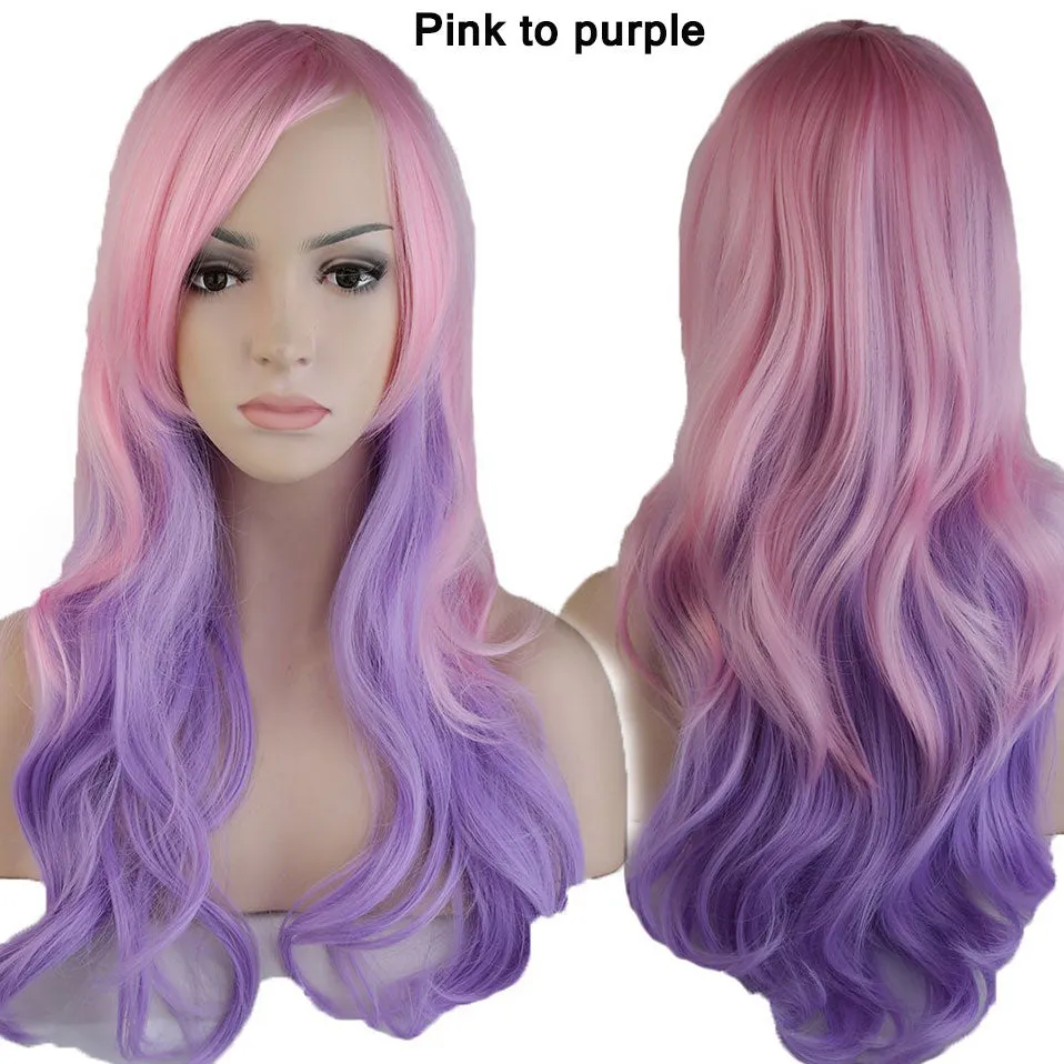 Ladies Loose Wave Synthetic Wigs - 28colors