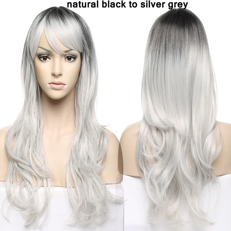 Ladies Loose Wave Synthetic Wigs - 28colors