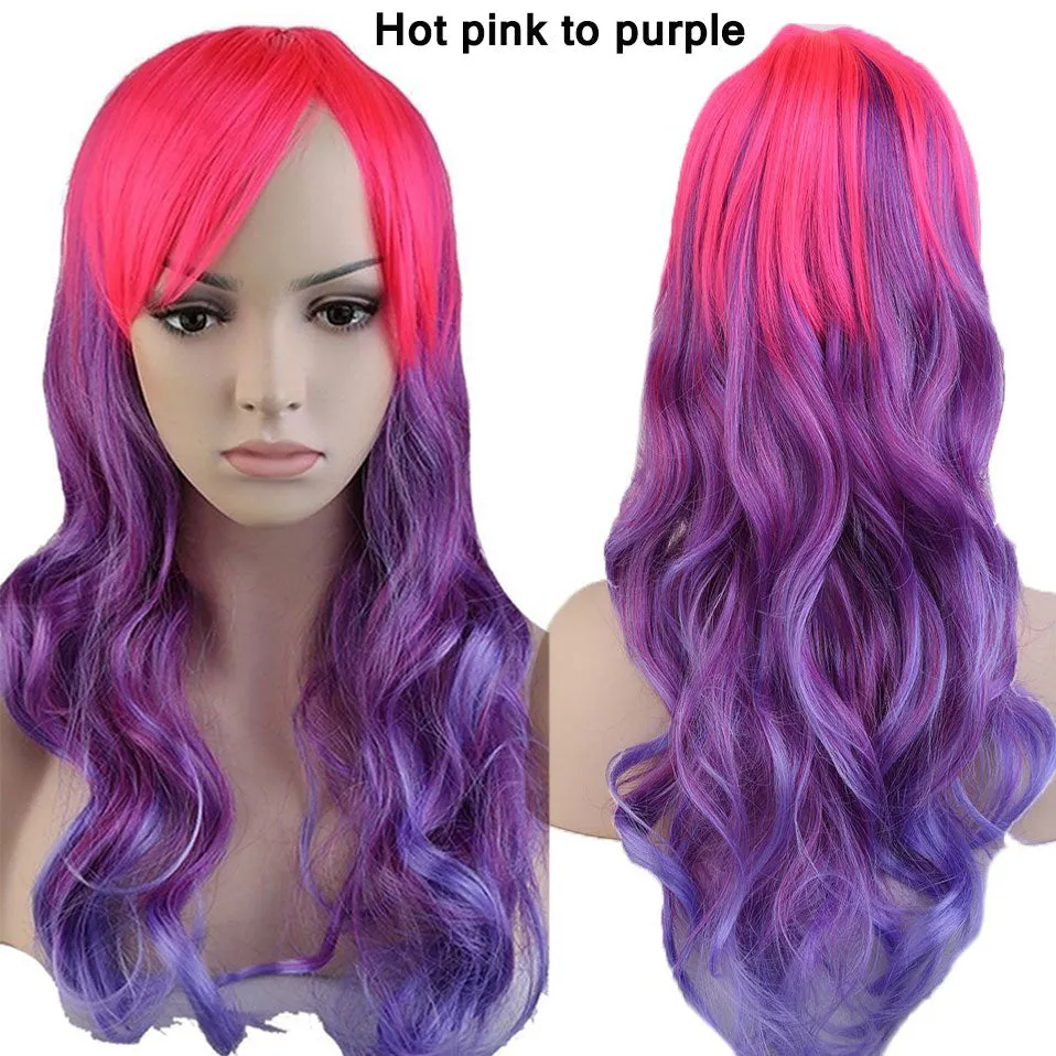 Ladies Loose Wave Synthetic Wigs - 28colors