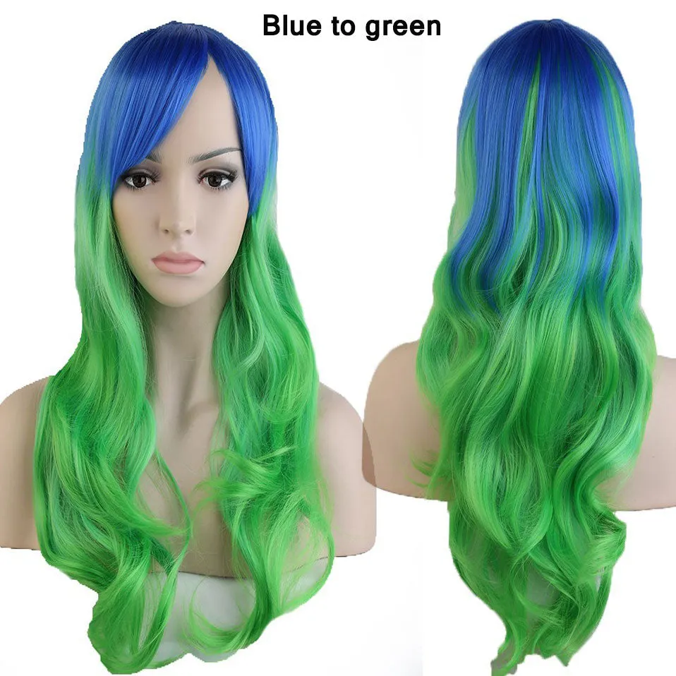 Ladies Loose Wave Synthetic Wigs - 28colors