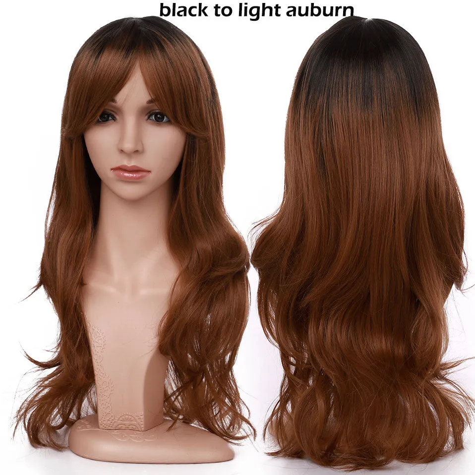 Ladies Loose Wave Synthetic Wigs - 28colors