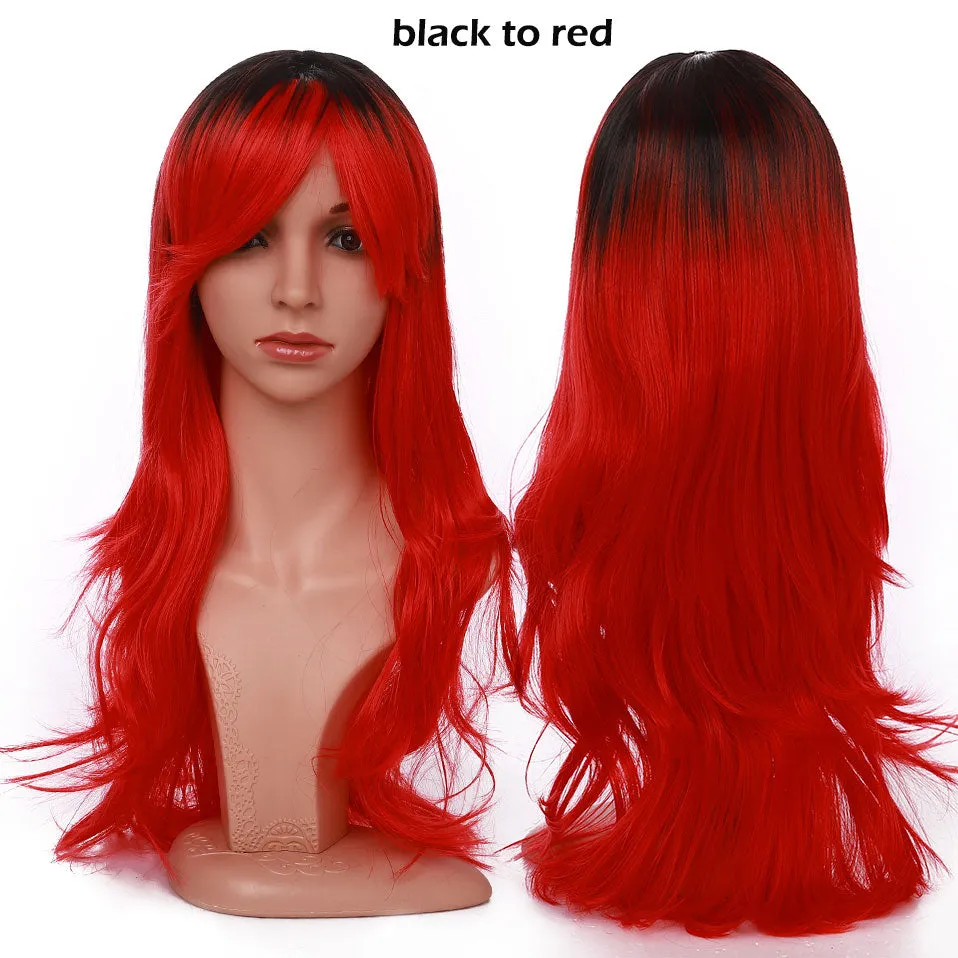 Ladies Loose Wave Synthetic Wigs - 28colors