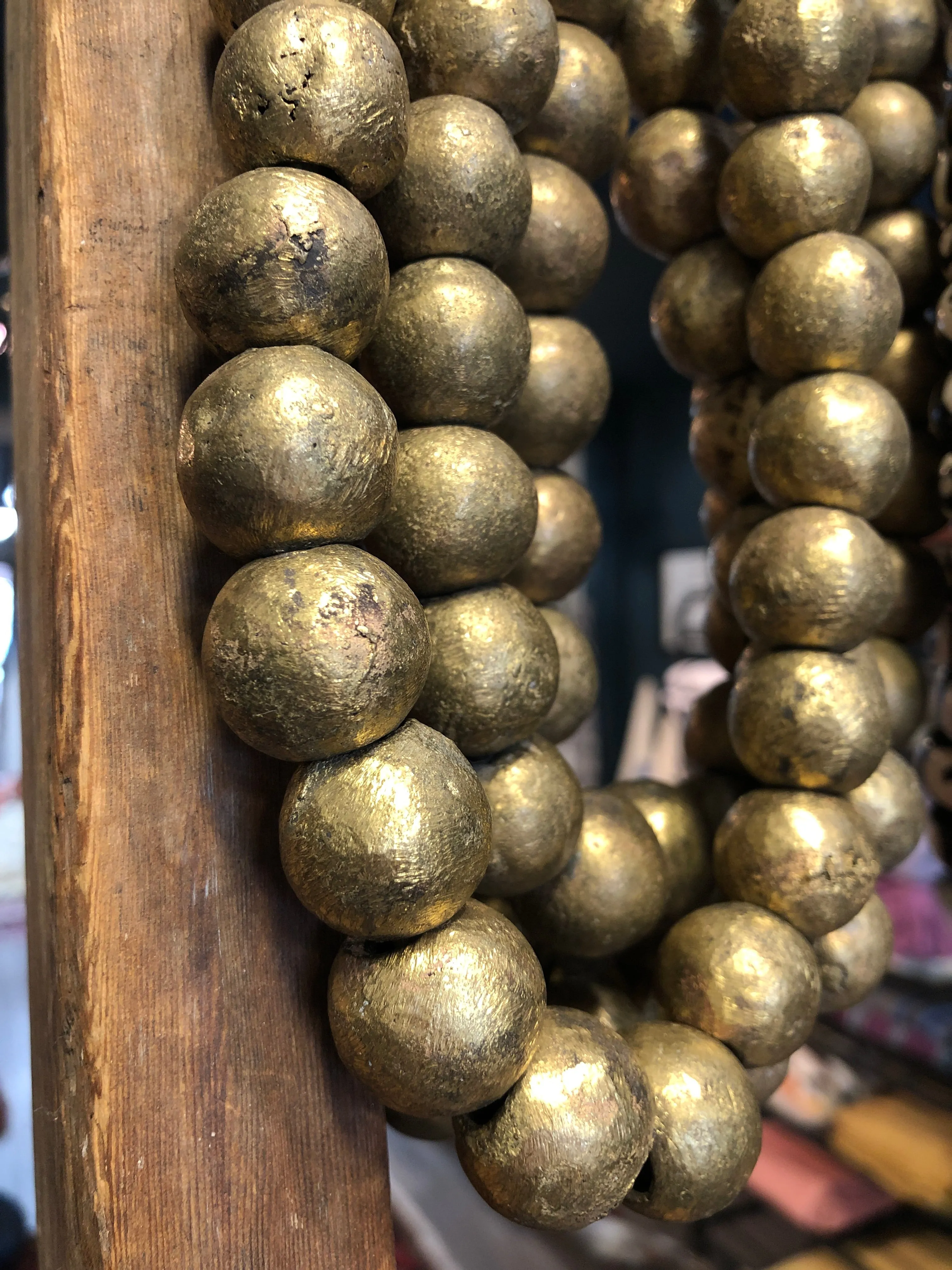 Large Brass Beads from Africa