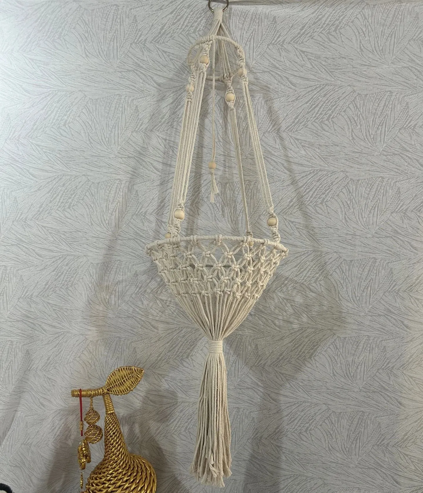 Large Macrame Hammock for Cats