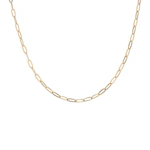 Large Paperlink Gold Chain