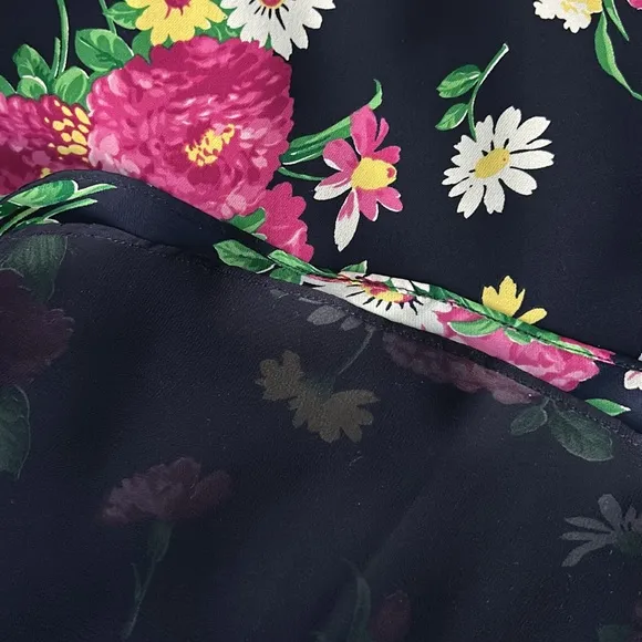 Lauren Ralph Lauren Silk Floral Skirt