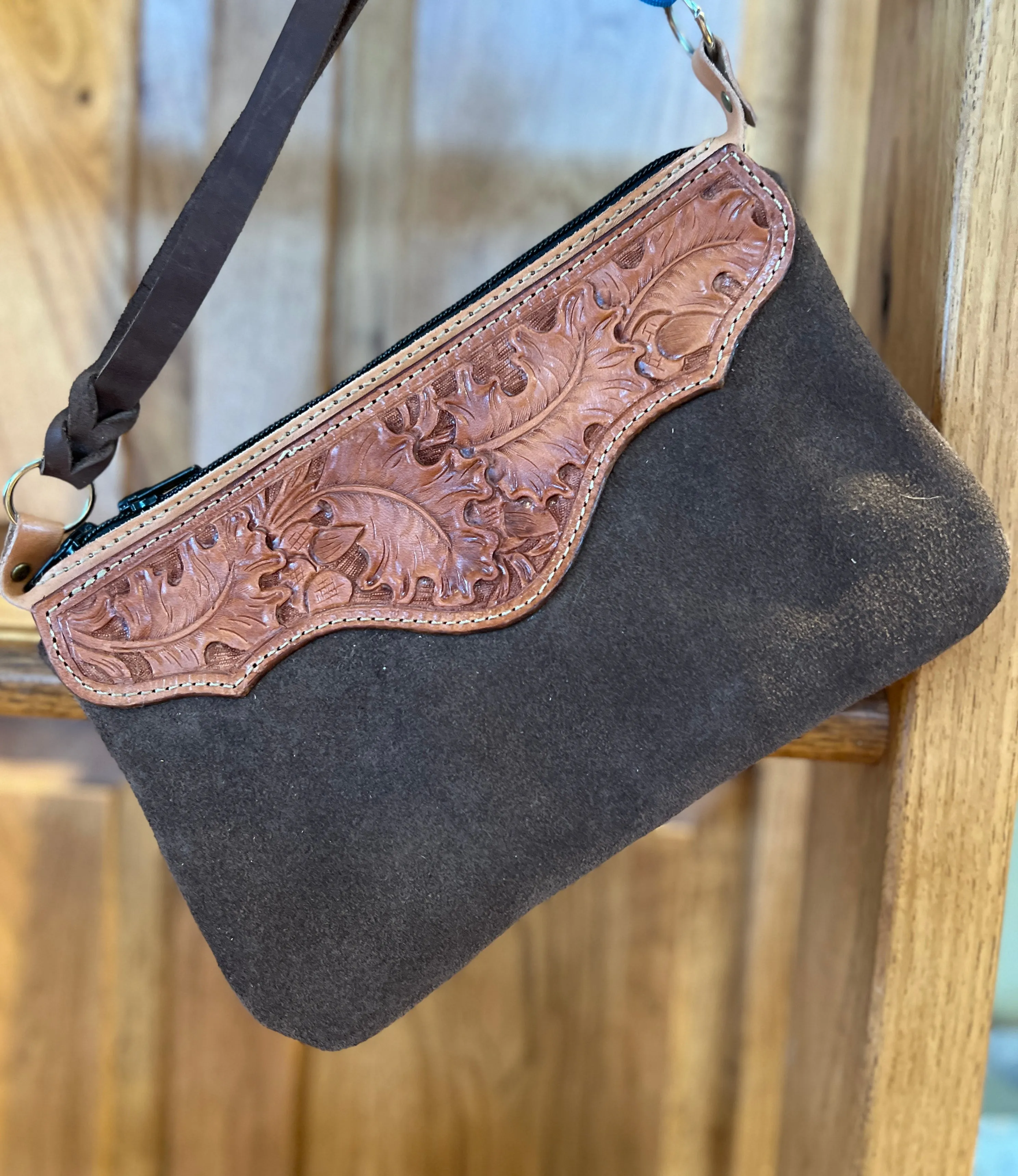 Leather Wrist Hand Bag