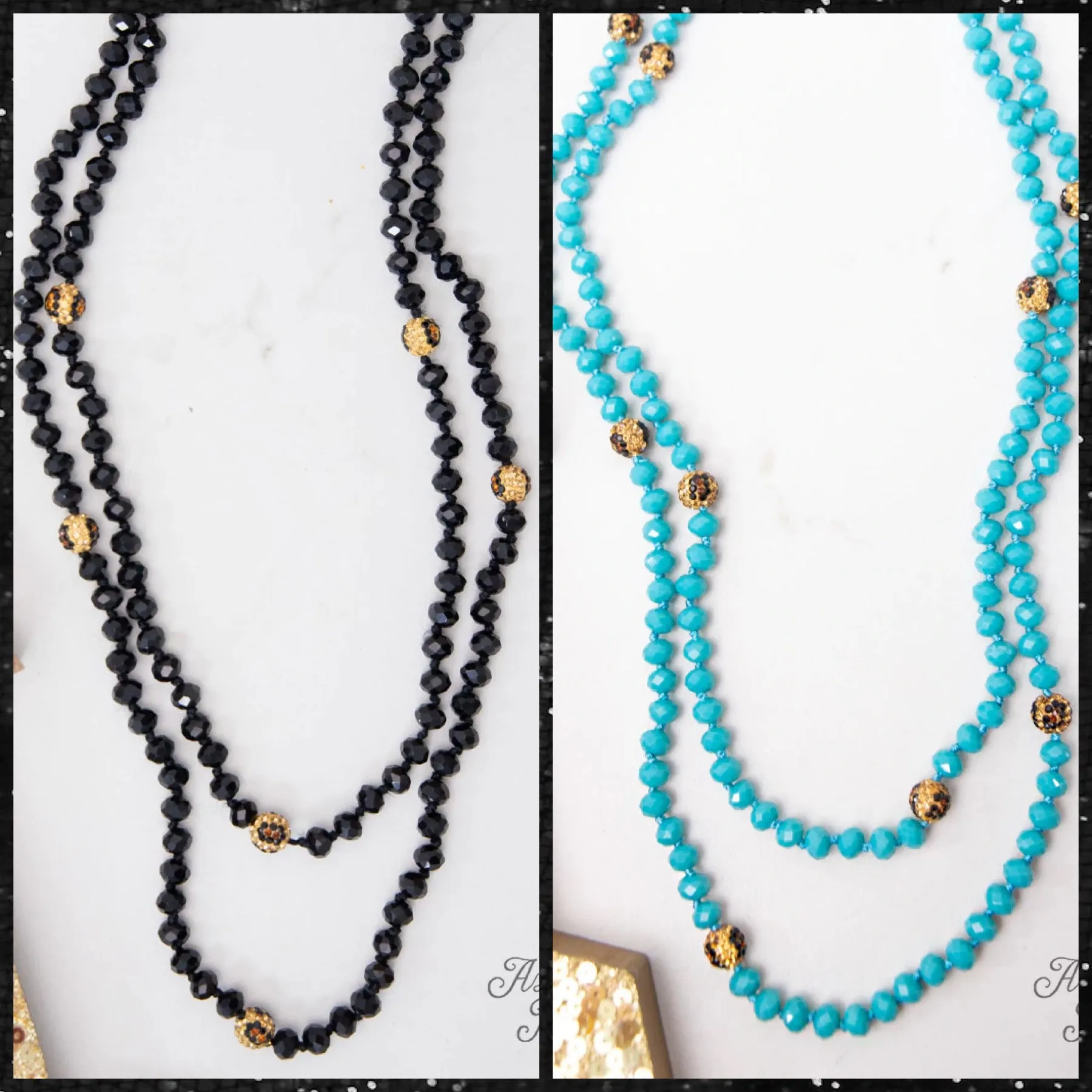 LEOPARD BEAD NECKLACE