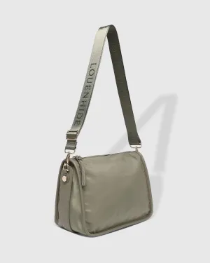 LOUENHIDE Milan Nylon Crossbody Bag - Khaki