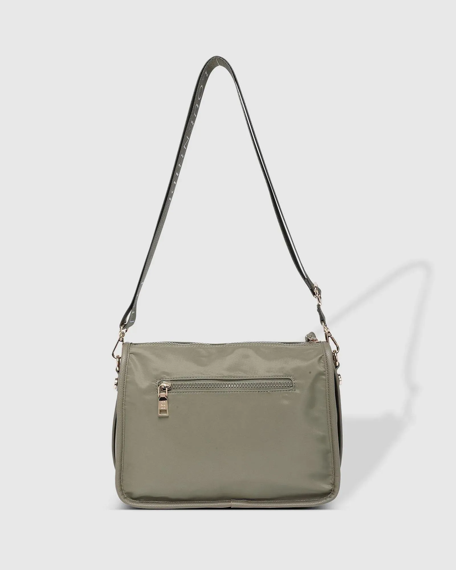 LOUENHIDE Milan Nylon Crossbody Bag - Khaki