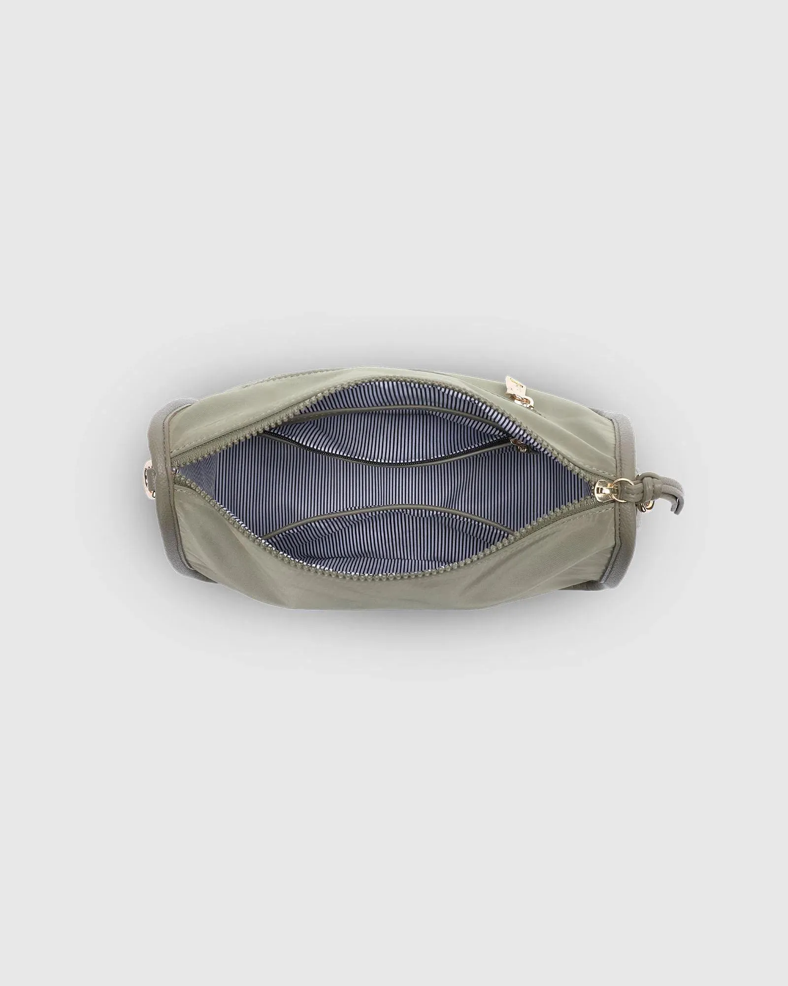 LOUENHIDE Milan Nylon Crossbody Bag - Khaki