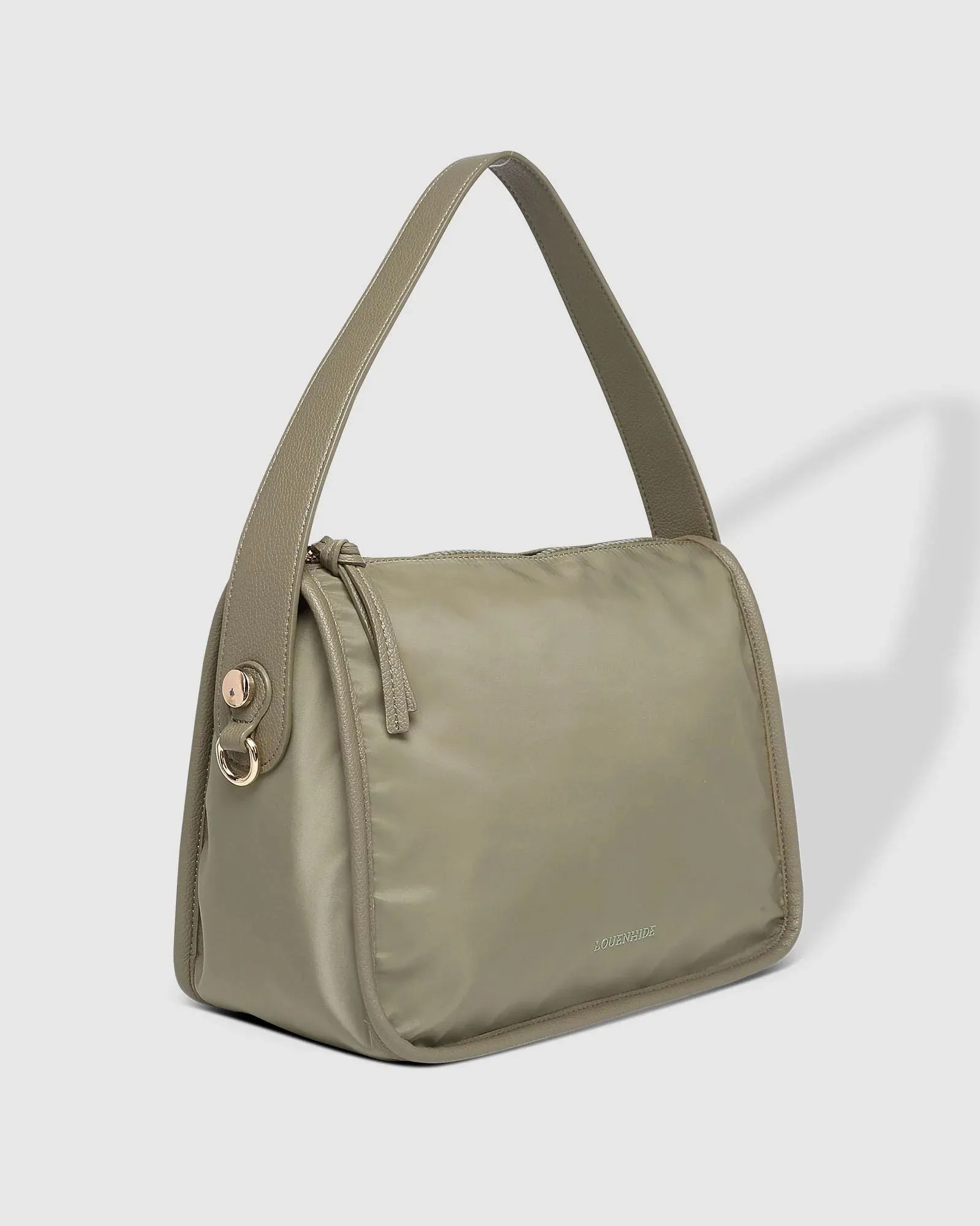LOUENHIDE Milan Nylon Crossbody Bag - Khaki