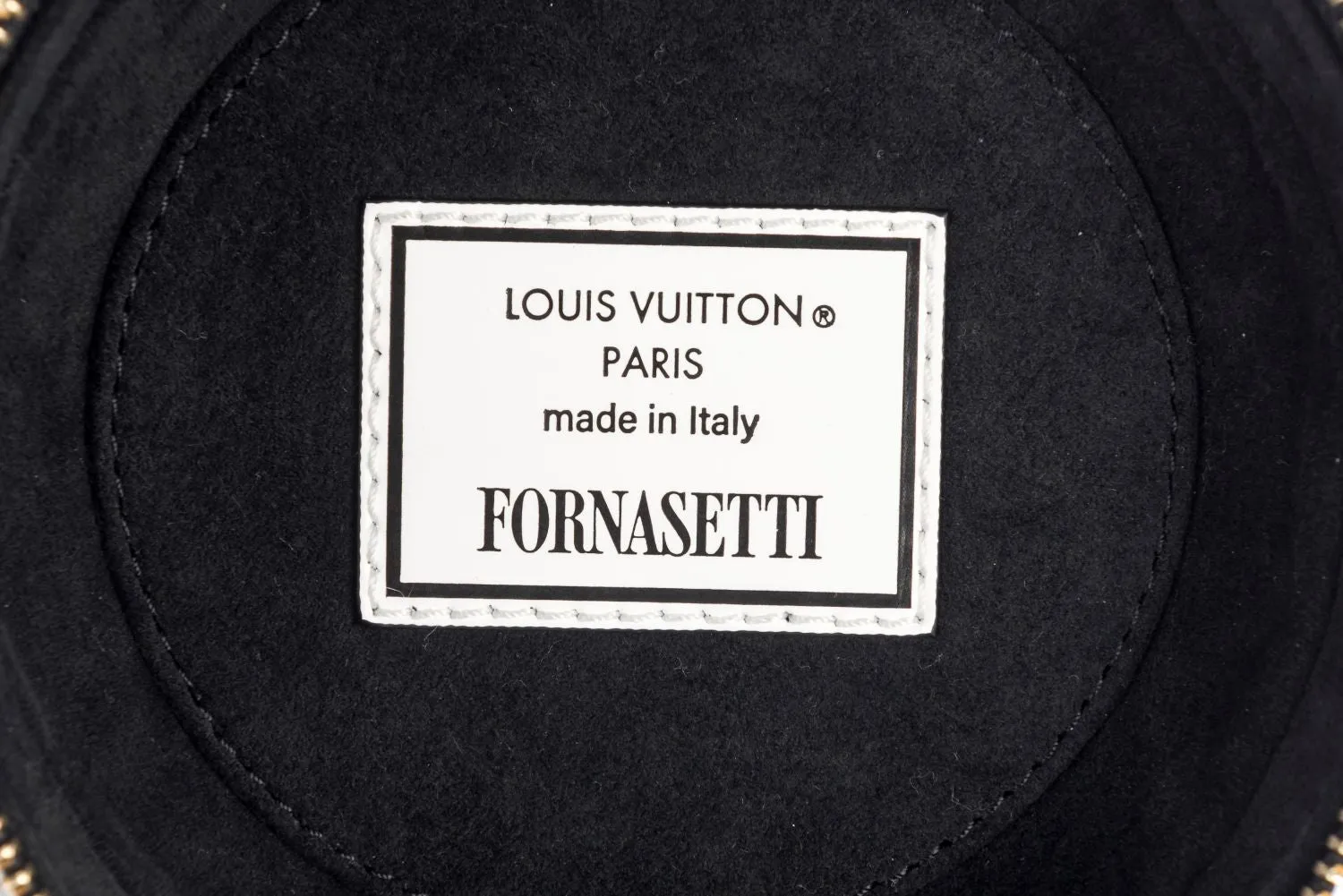 Louis Vuitton Fornasetti Cannes Vase Architettura Handbag (M59143), Gold Hardware, with Strap, Gold Chain, Lock, Keys, Dust Cover & Box