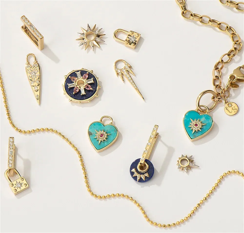 Love Explosion Heart Charm