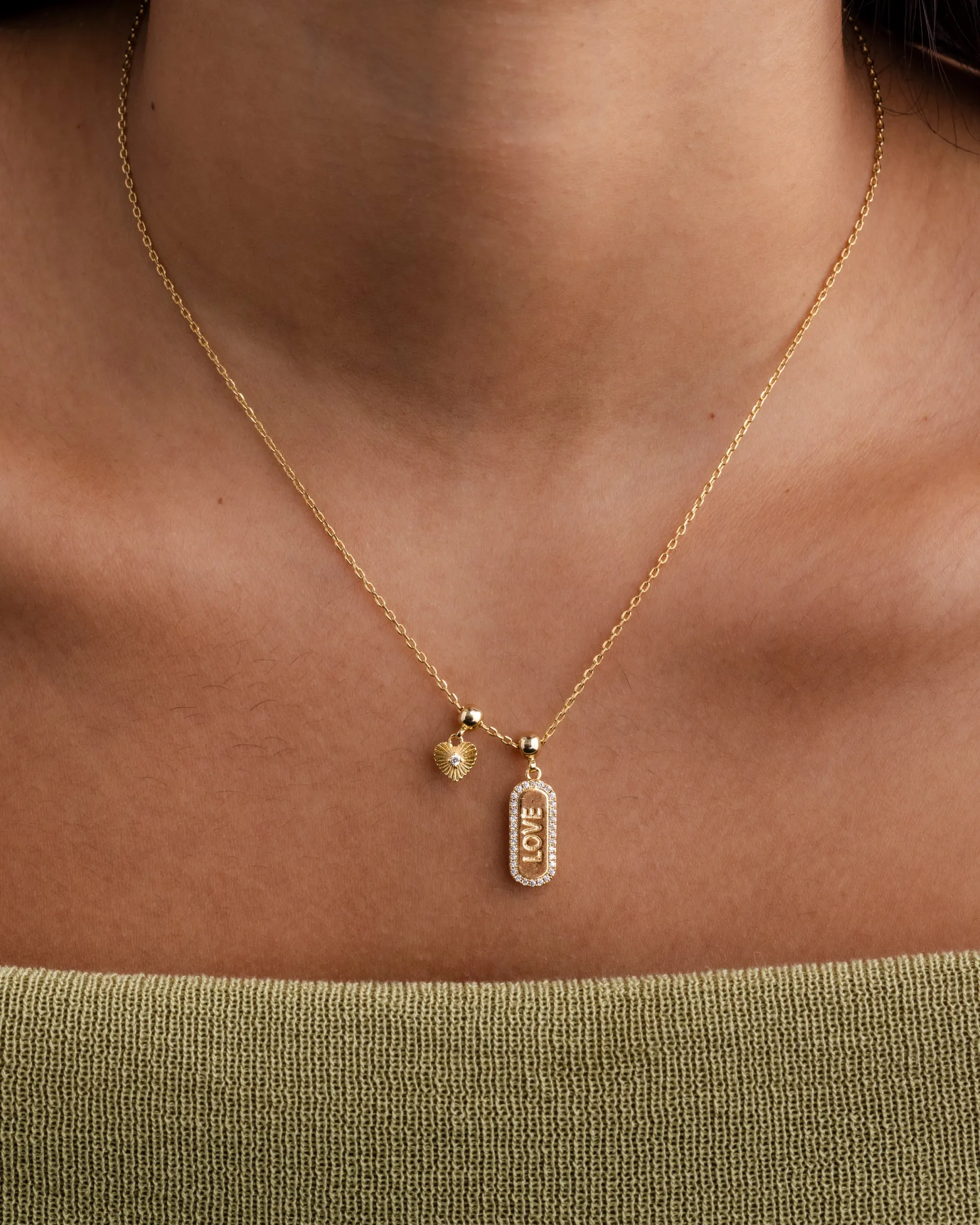 Love Mood Charm Necklace