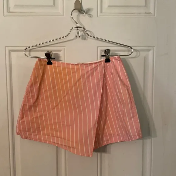 Lovers   Friends Stargazer Revolve Pink and White Striped Skort