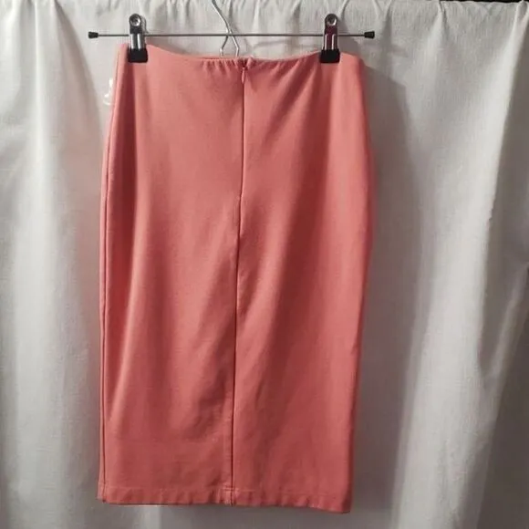 LuLu's. Pink Salmon Mini Pencil Skirt. Size S.