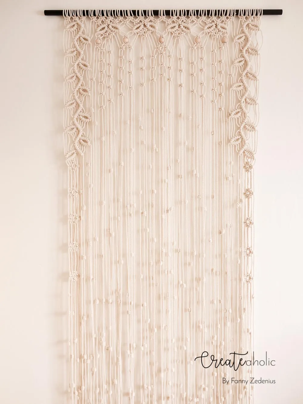 Macramé curtain, "Eve"