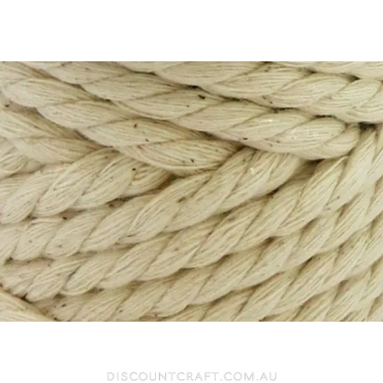 Macrame Cord 200g 6mm 28m -  Twisted