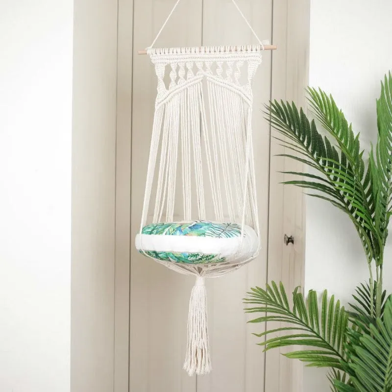 Macrame Cotton Cat Swing Bed