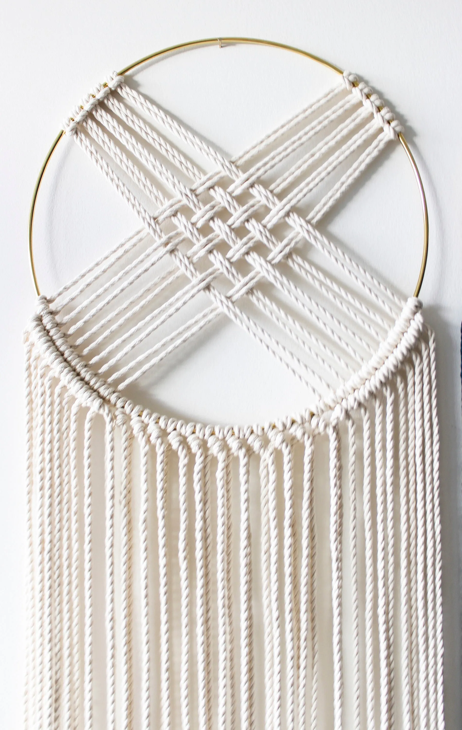Macrame Dreamcatcher Wall Hanging