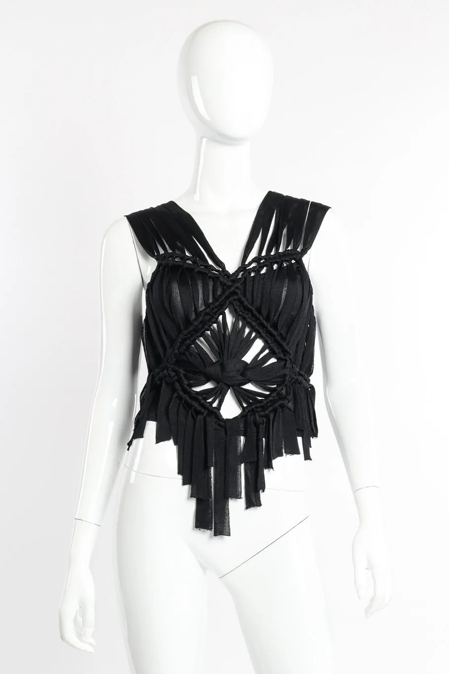Macrame Knit Top