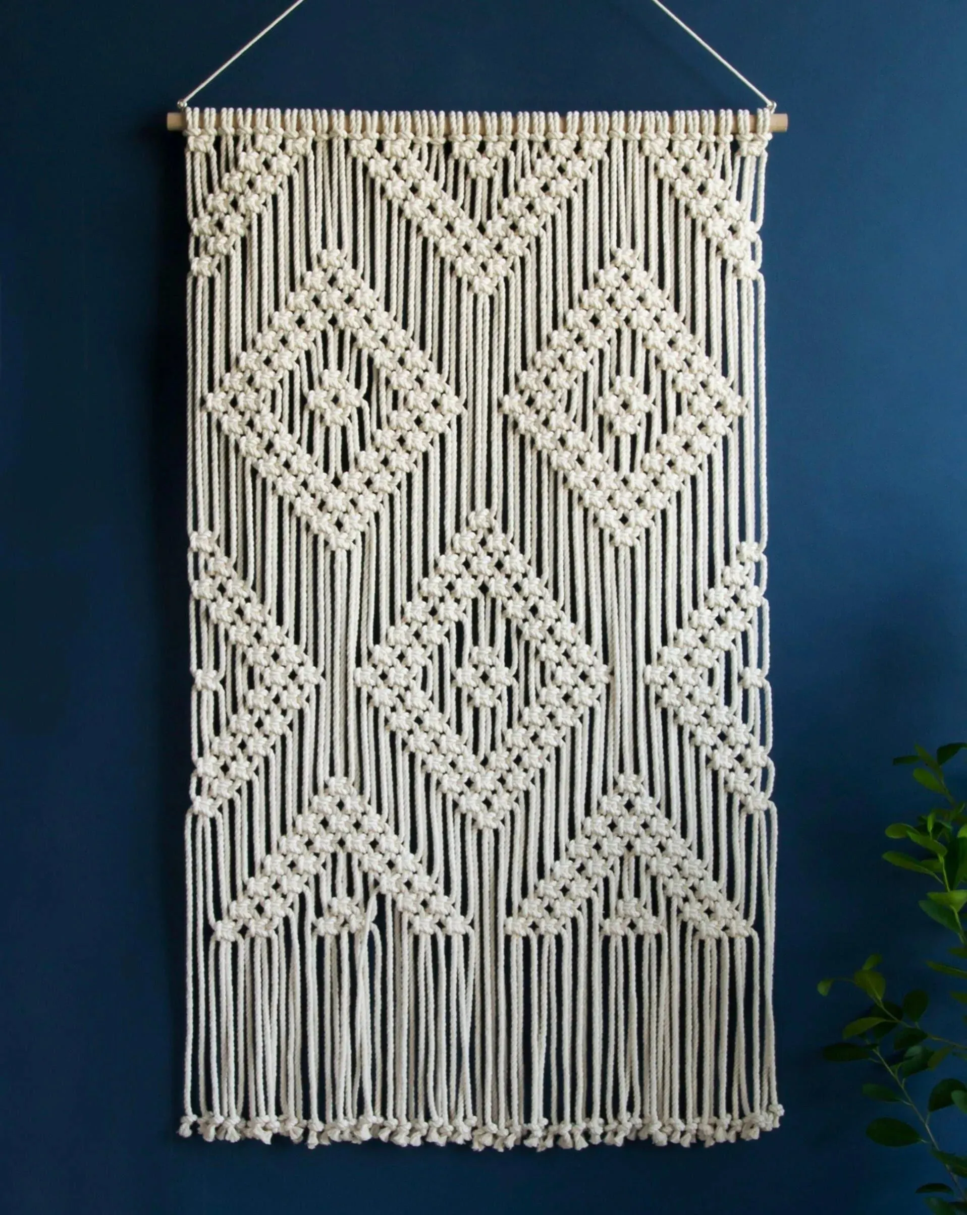 Macrame Wall Hanging Geometric Wall Art Tapestry "MYRA"