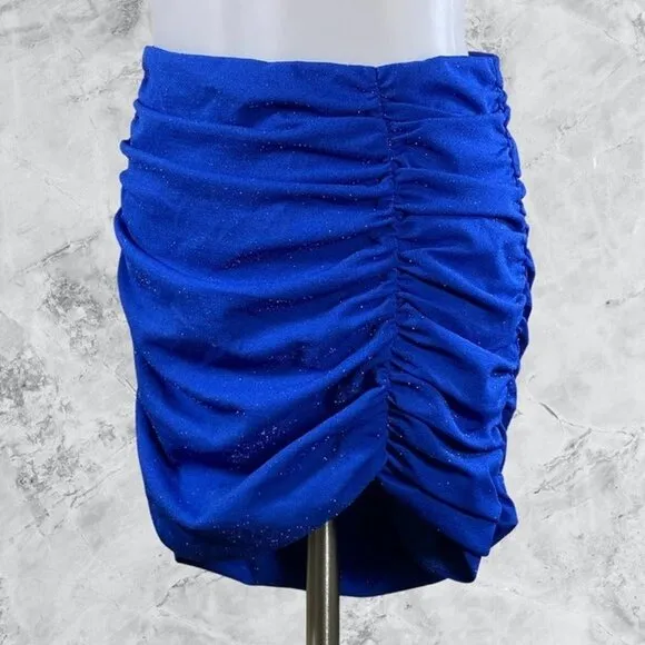 MAJORELLE Tennile Mini Skirt - Navy Night Sky