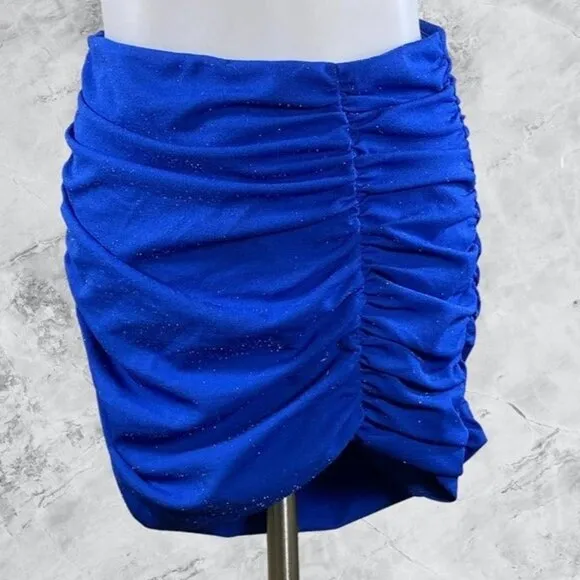 MAJORELLE Tennile Mini Skirt - Navy Night Sky