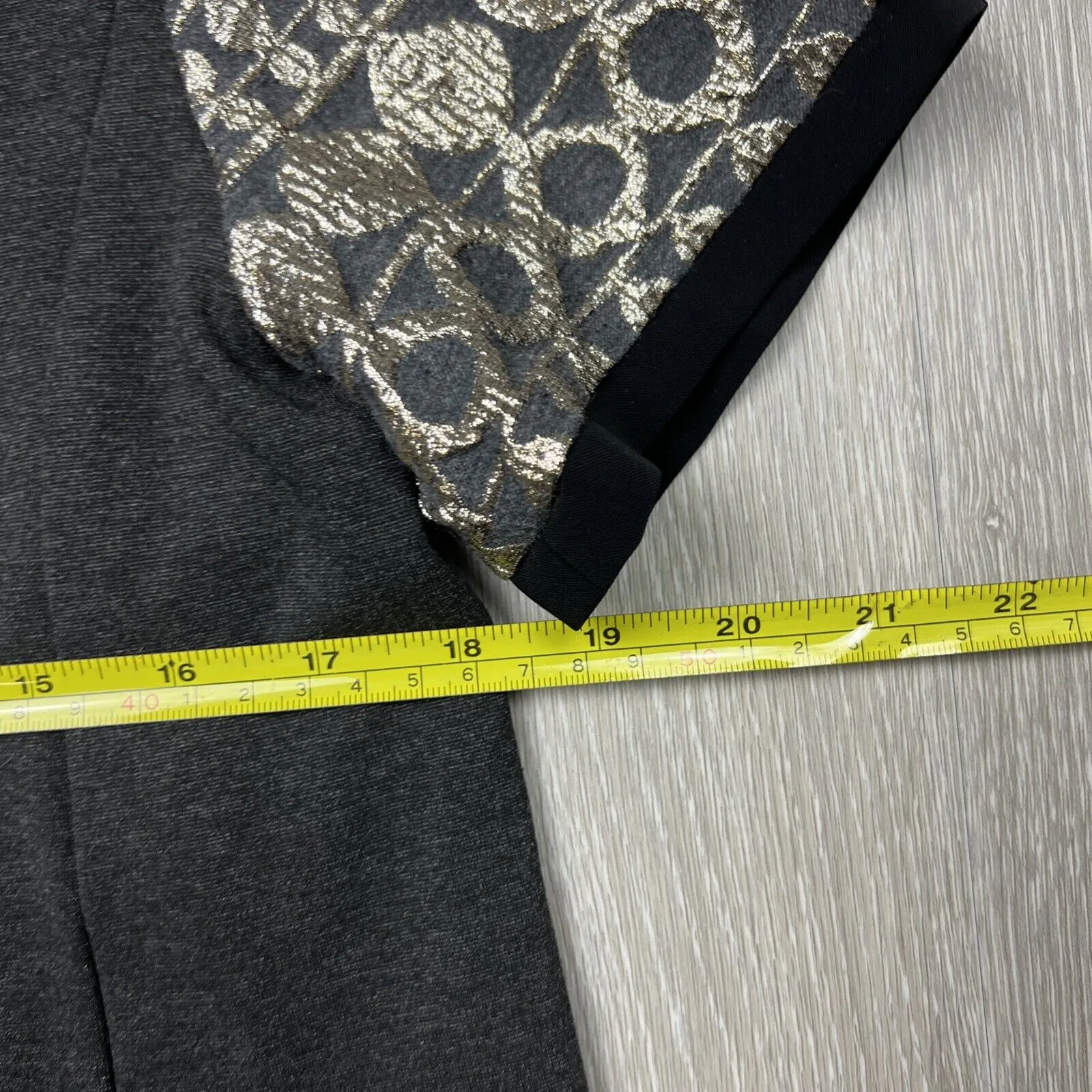 Max Mara Weekend Womens Metallic Evening Top Size Small