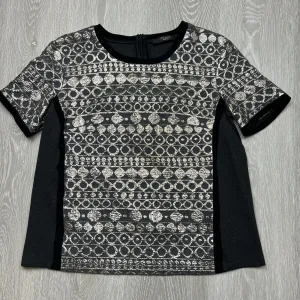 Max Mara Weekend Womens Metallic Evening Top Size Small