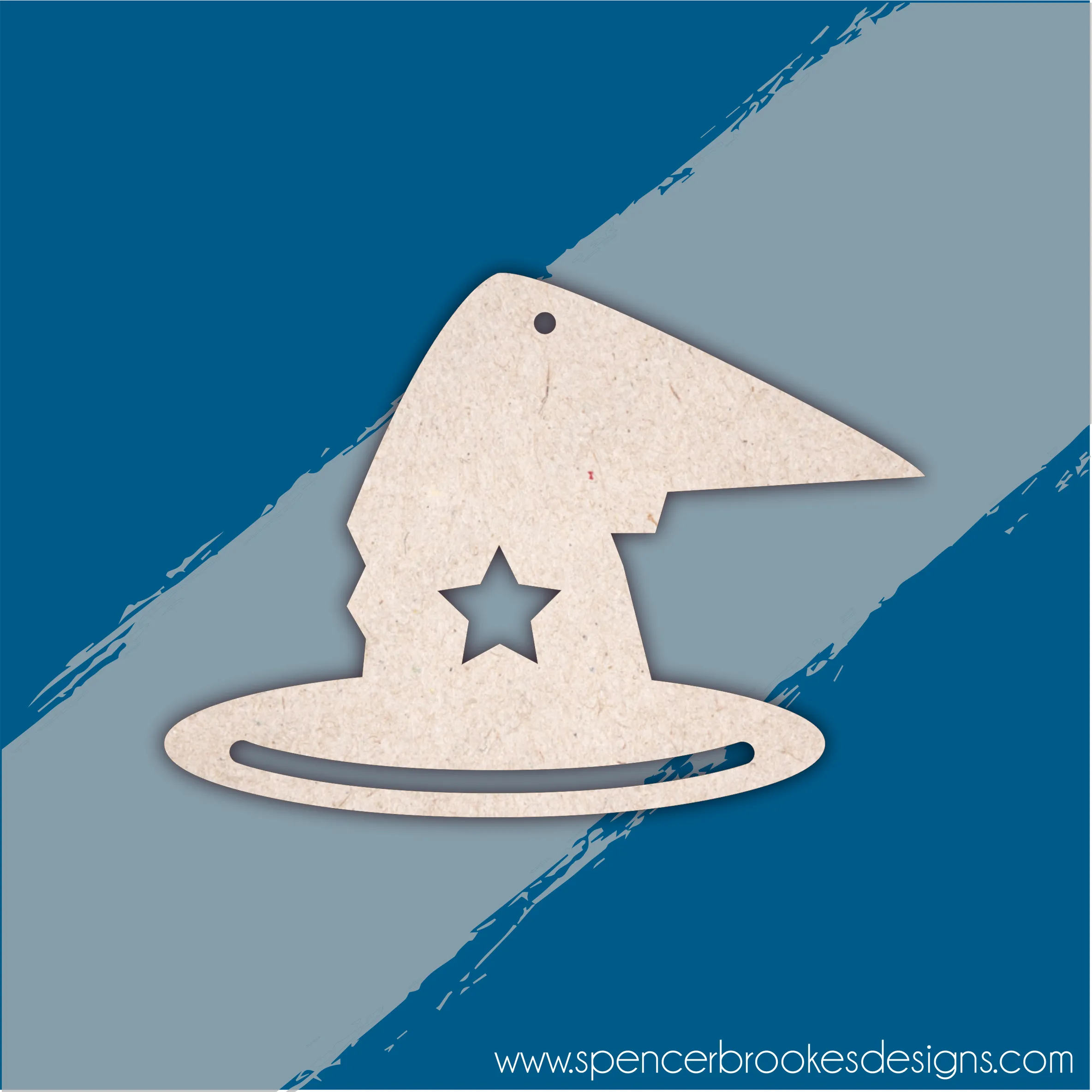 MDF Blank Macrame Witches Hat Shape