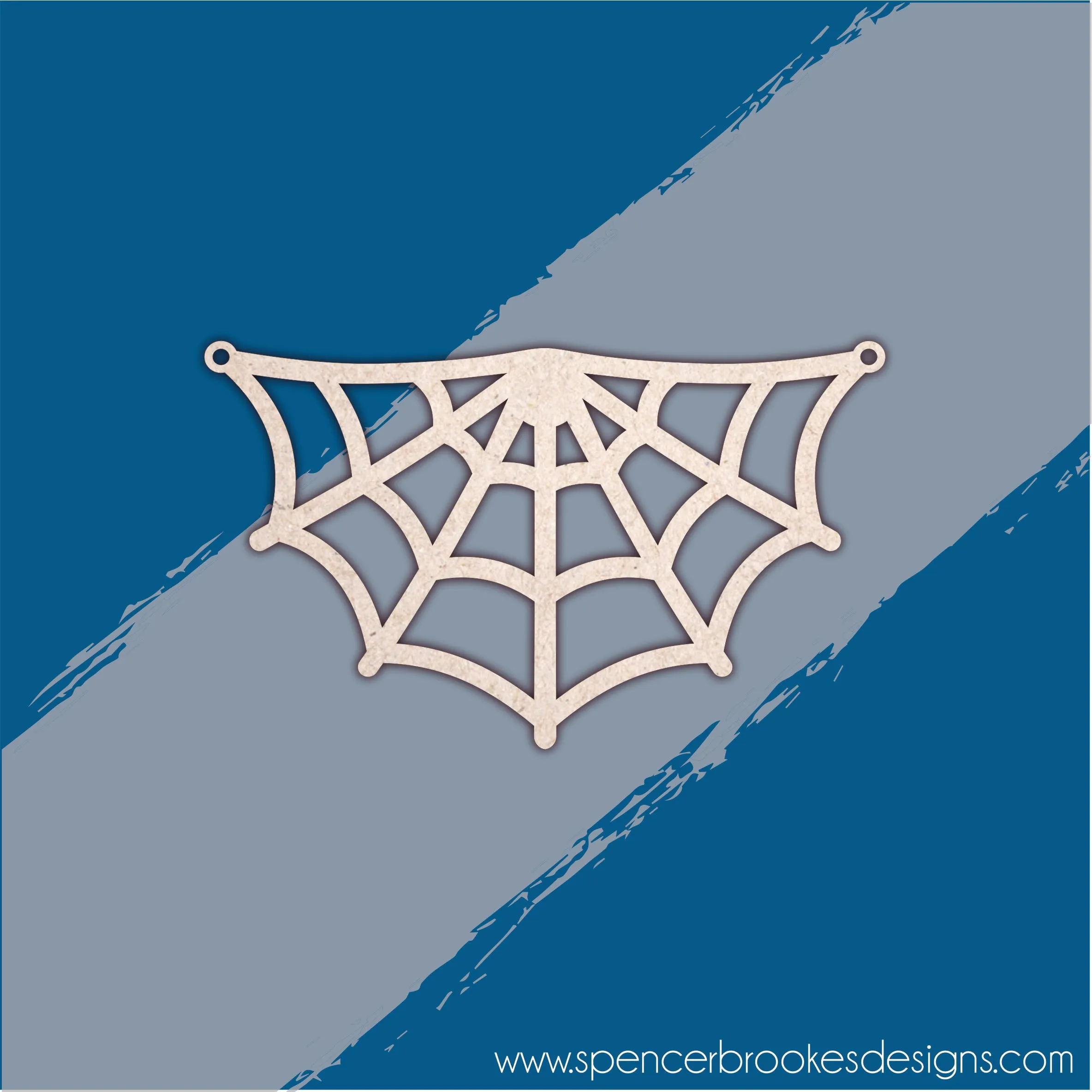MDF Macrame Spiders Web Bunting