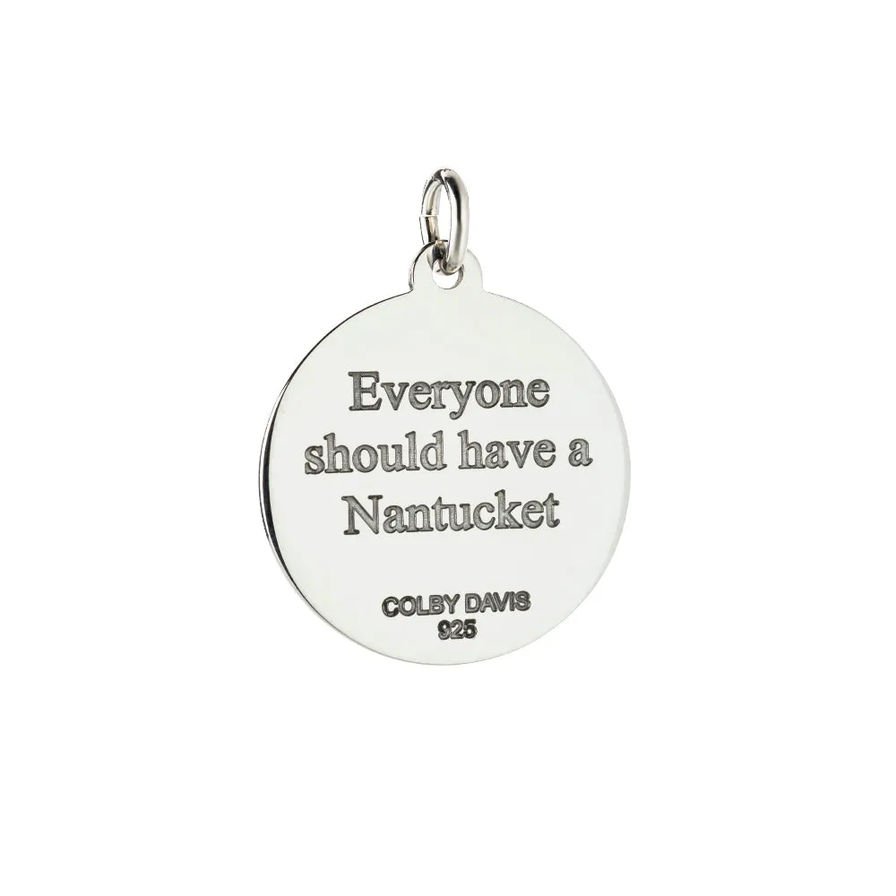 Medium Colby Davis Nantucket Charm in White