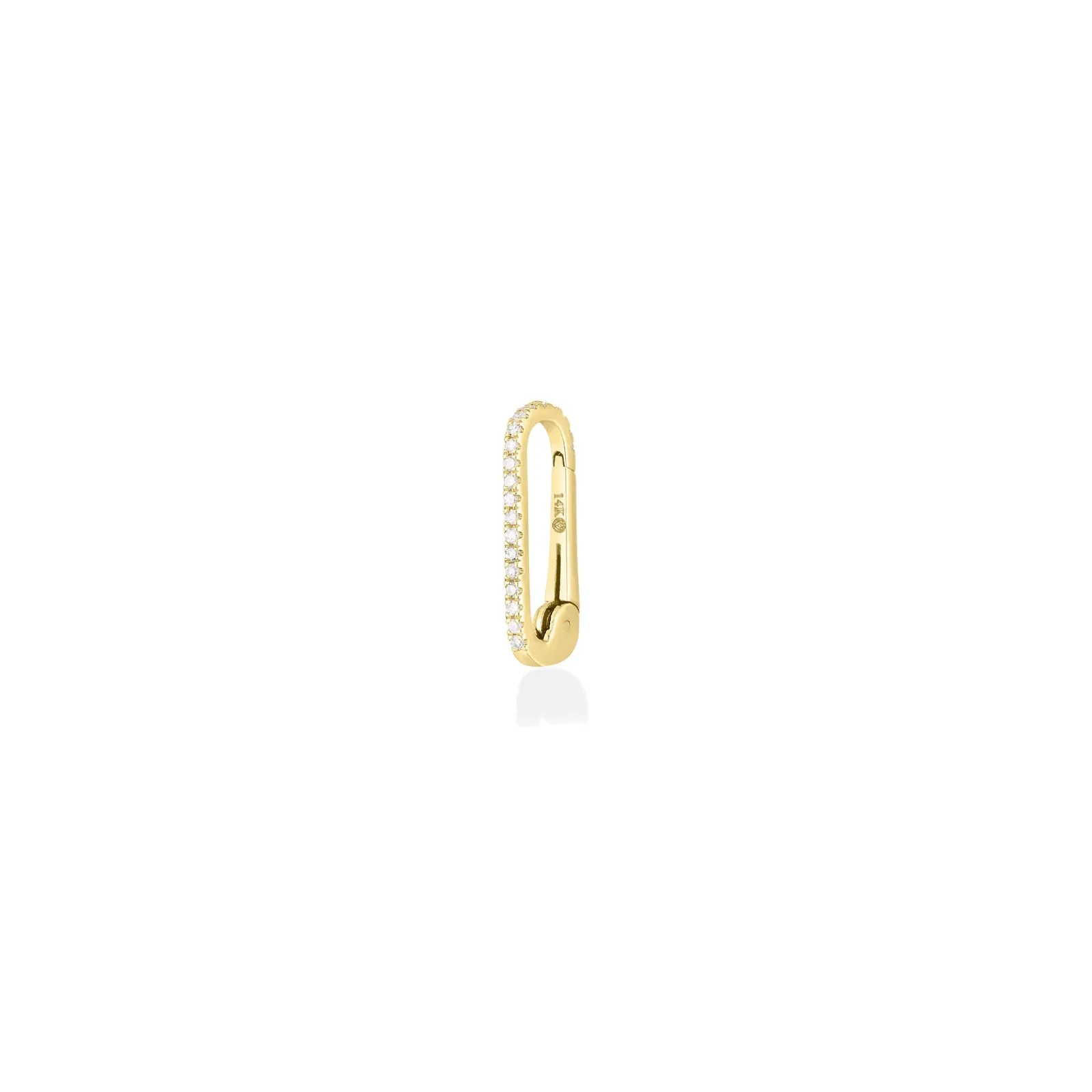 Medium Pavé Charm Lock
