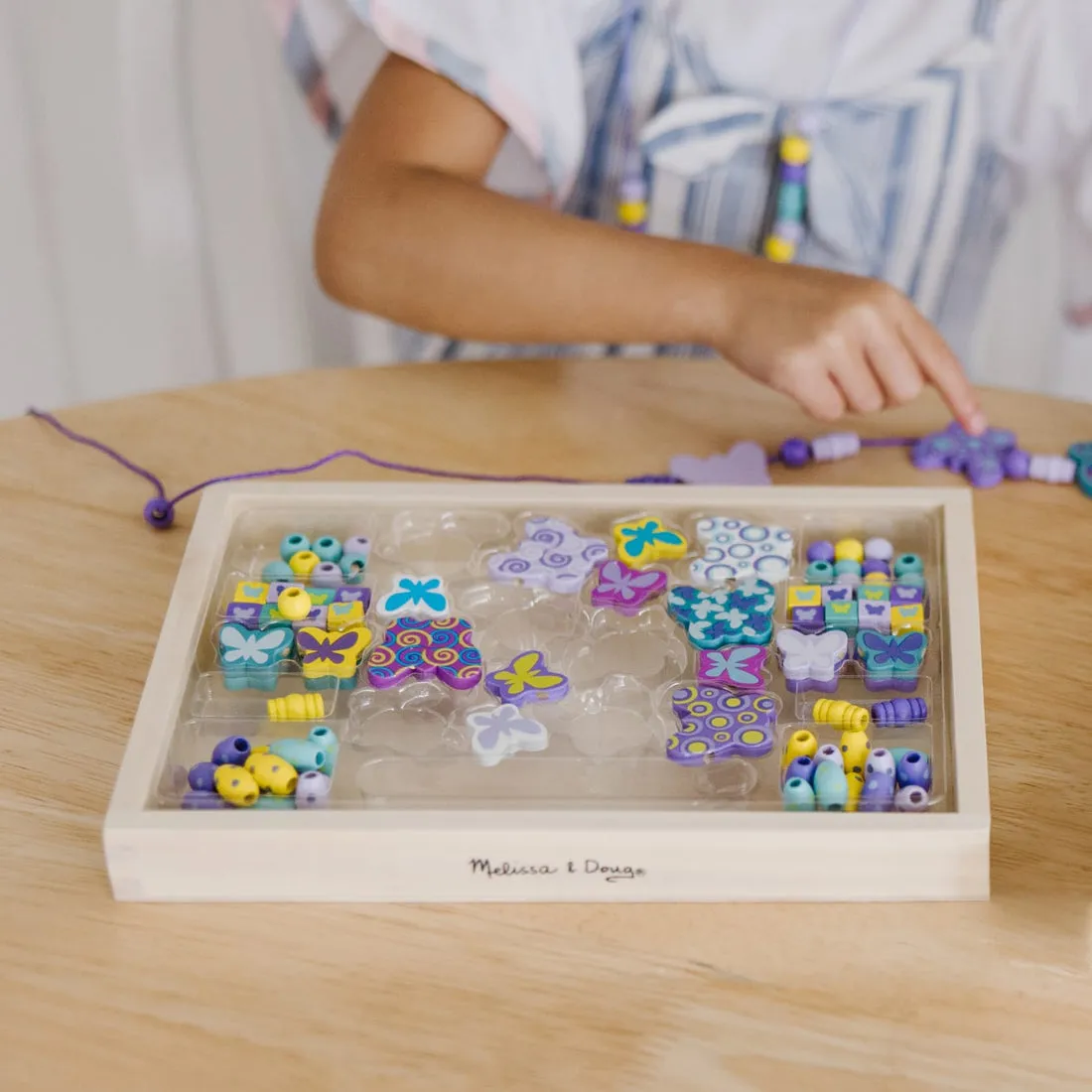 Melissa & Doug Butterfly Friends Bead Set