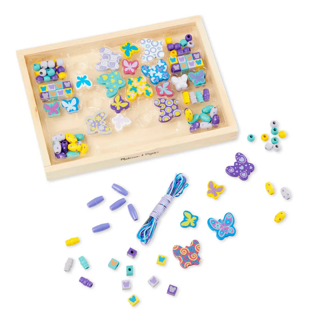 Melissa & Doug Butterfly Friends Bead Set