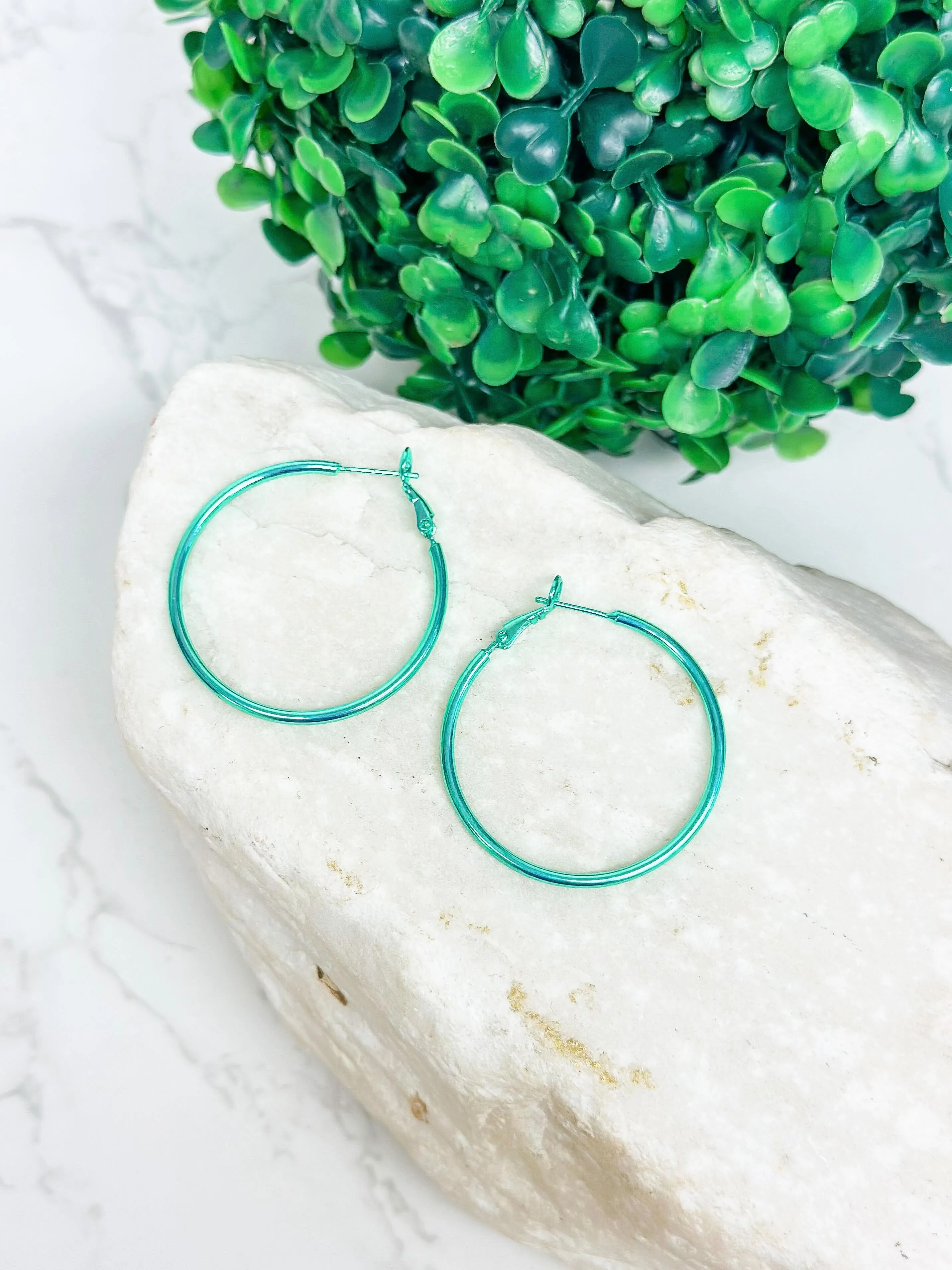Melt My Heart Hoops - BB Pink/Blushing/Mint/Baby Blue by B.B. Lila