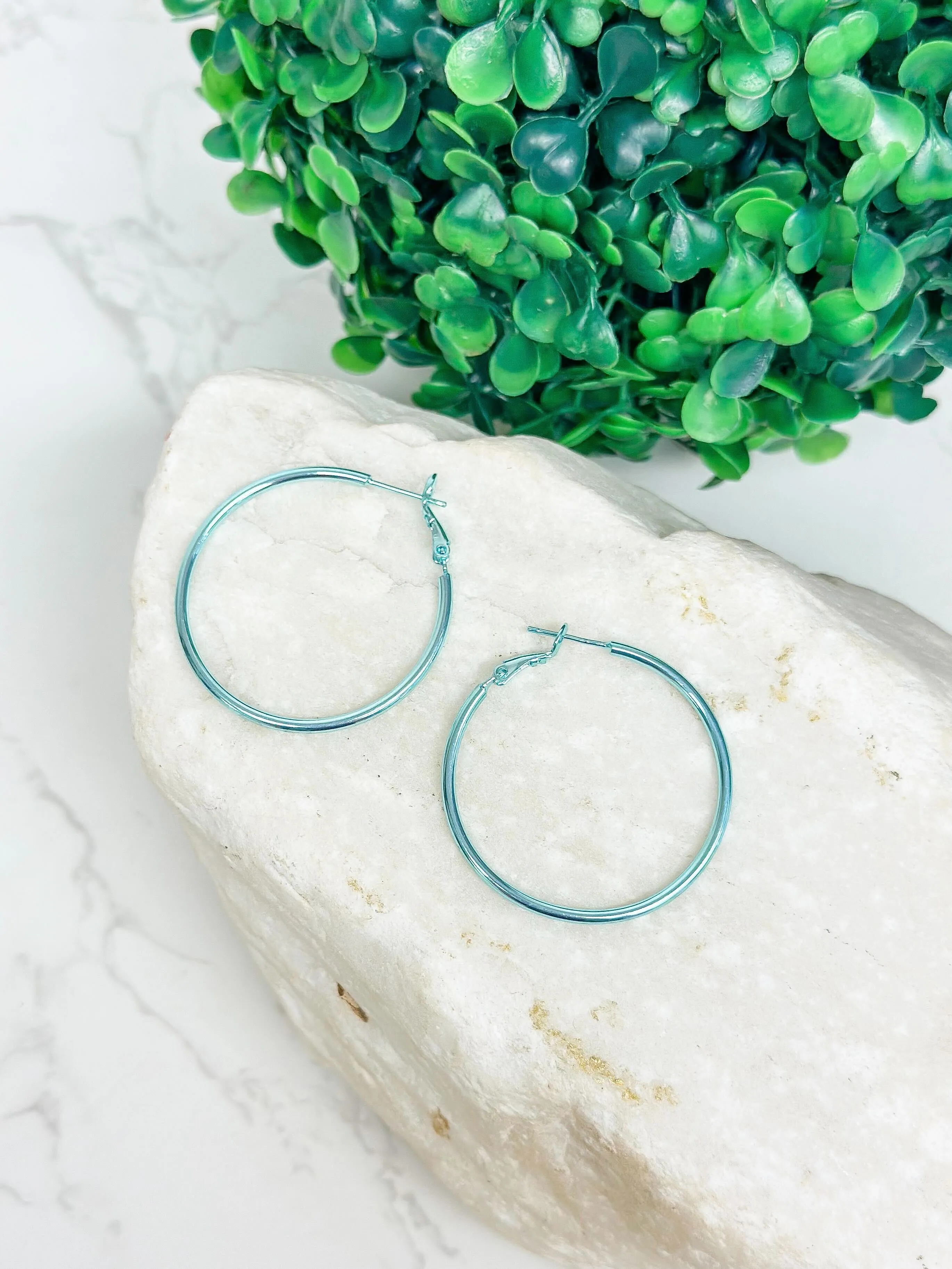 Melt My Heart Hoops - BB Pink/Blushing/Mint/Baby Blue by B.B. Lila