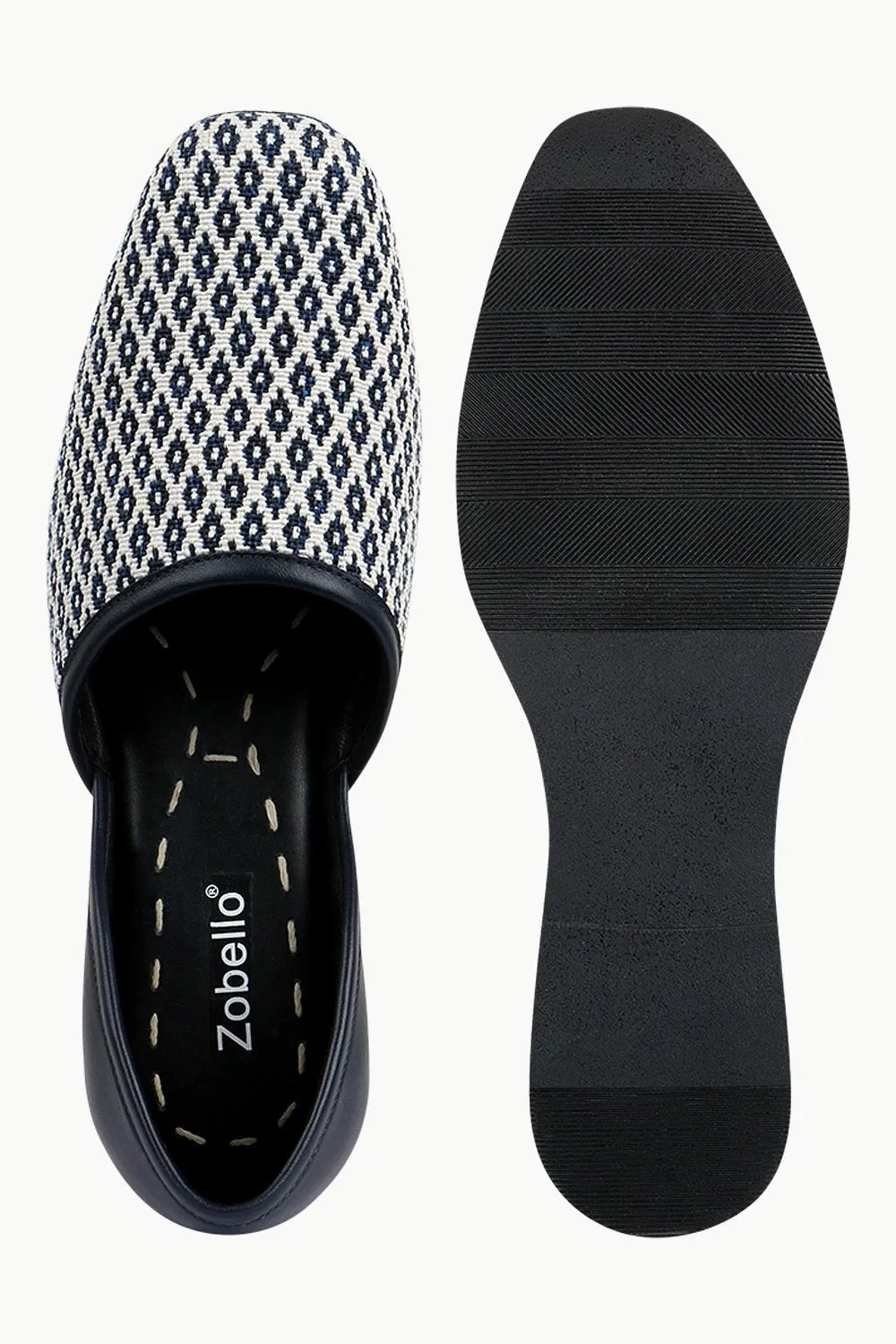 Men's Diamond Jacquard Juttis